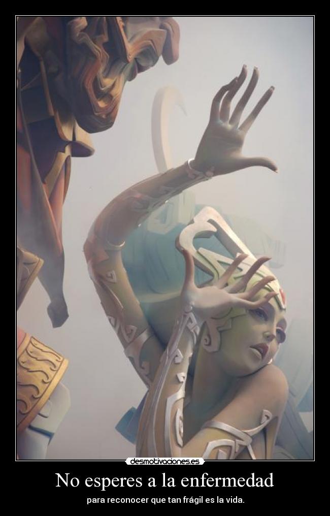 carteles enfermedad fragil vida desmotivaciones