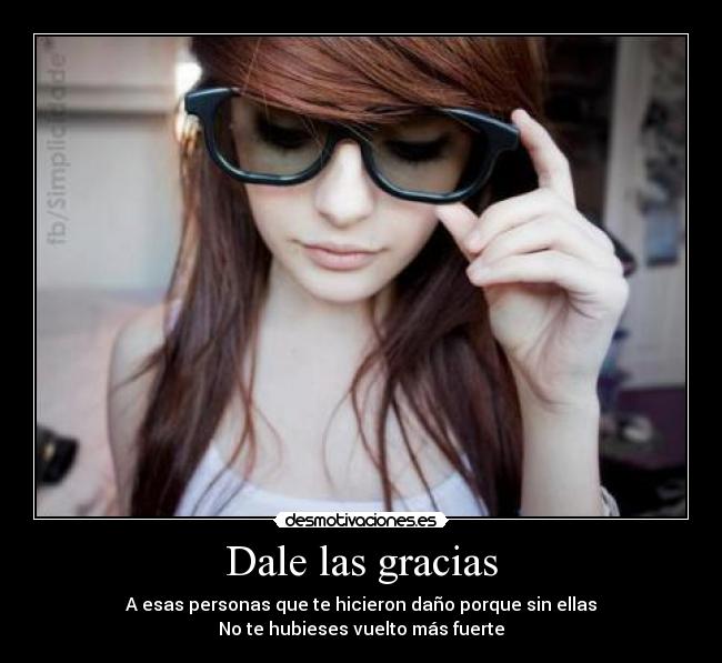 Dale las gracias -