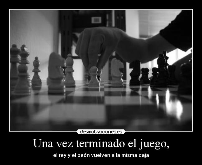 Una vez terminado el juego, -