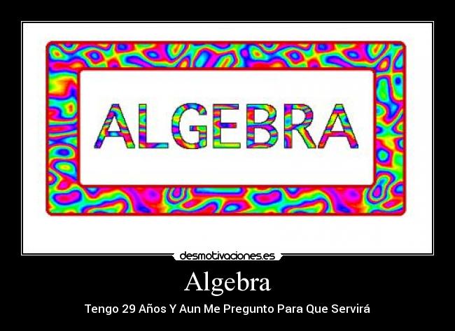 Algebra -