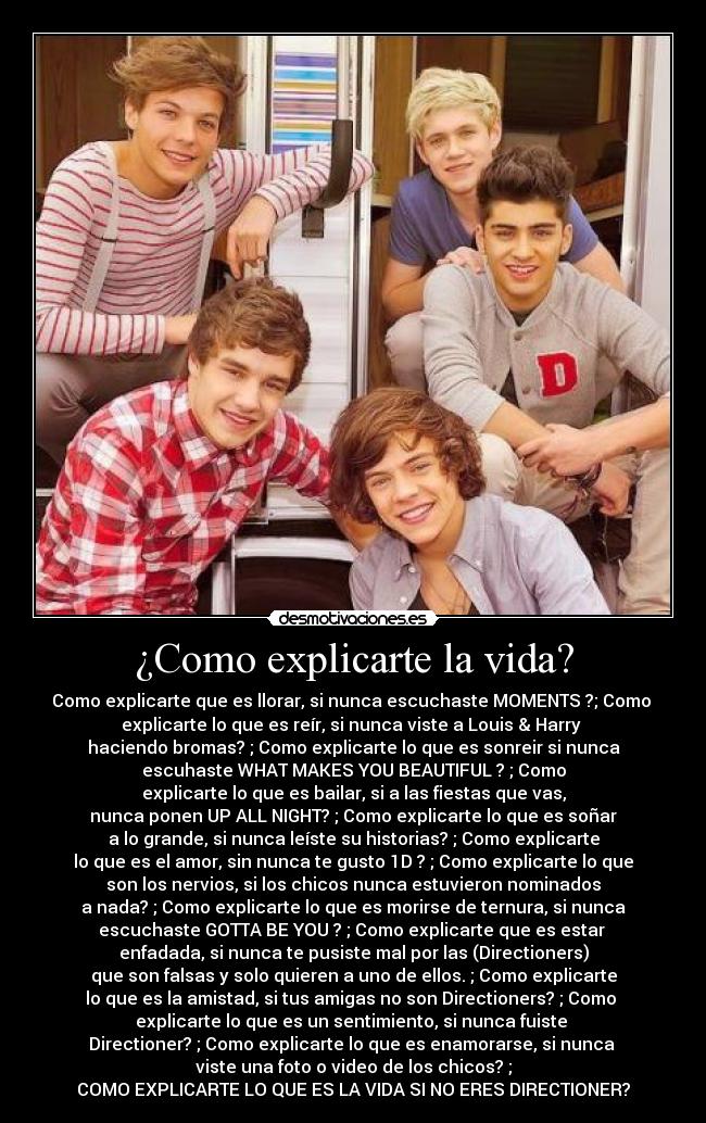 ¿Como explicarte la vida? -