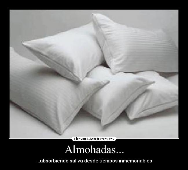 Almohadas... -