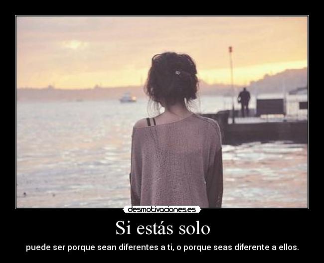 Si estás solo - 