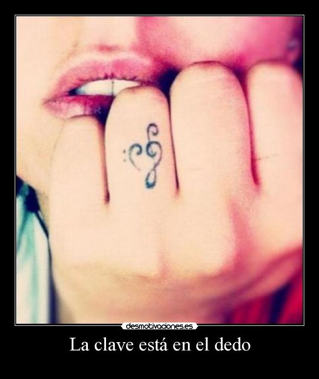 La clave está en el dedo - 