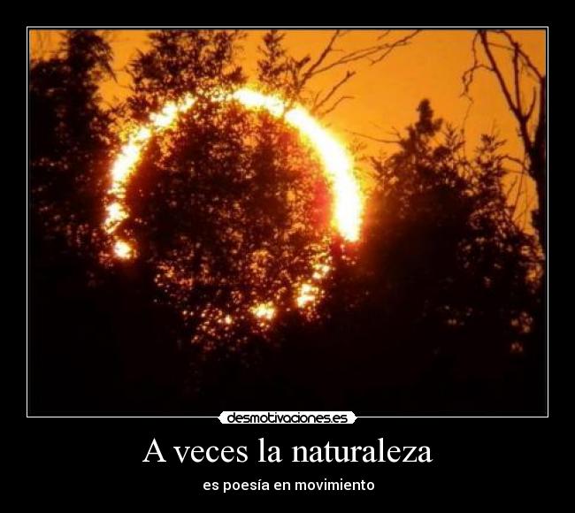 A veces la naturaleza - 