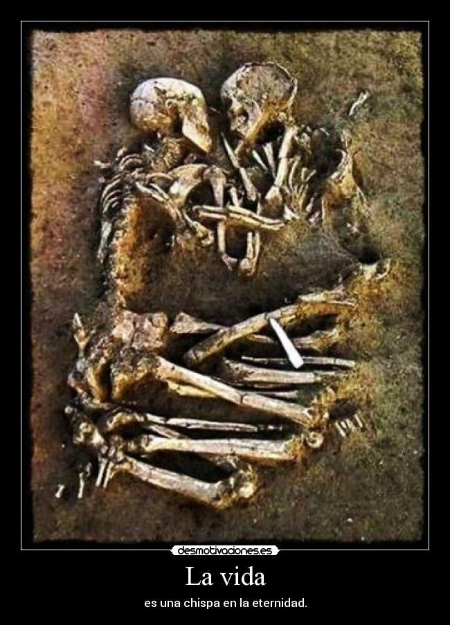 La vida - es una chispa en la eternidad.