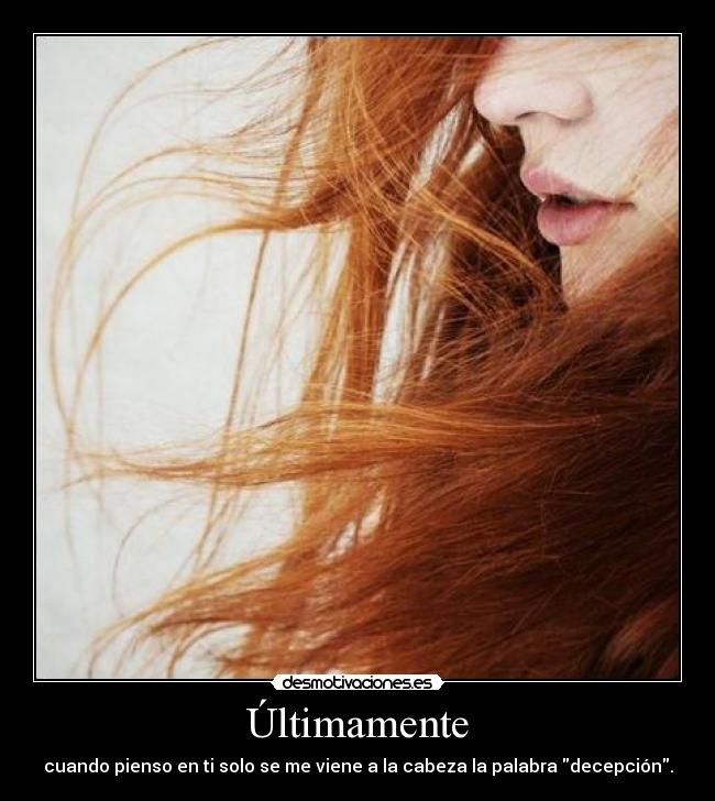 Últimamente - 