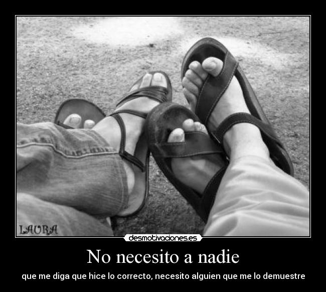 No necesito a nadie -