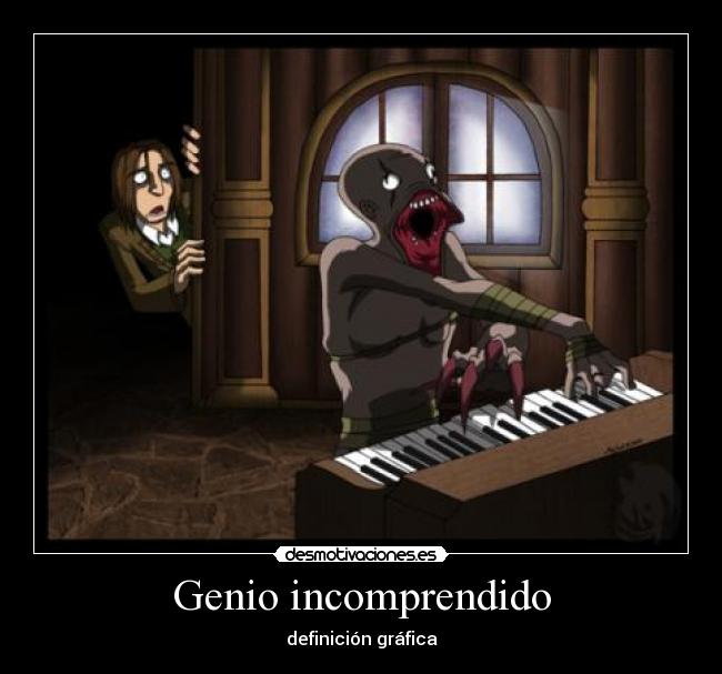 Genio incomprendido - definición gráfica