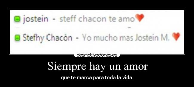 Siempre hay un amor -