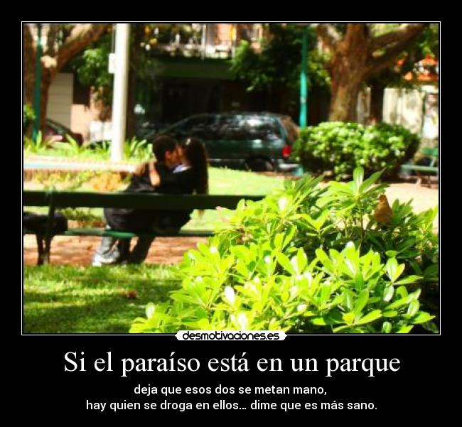 carteles parque desmotivaciones