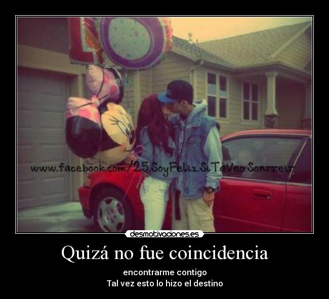 Quizá no fue coincidencia - 