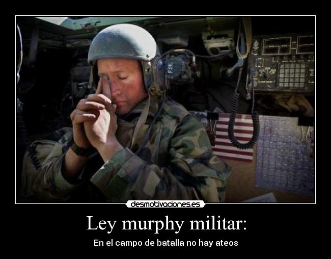 Ley murphy militar: - 