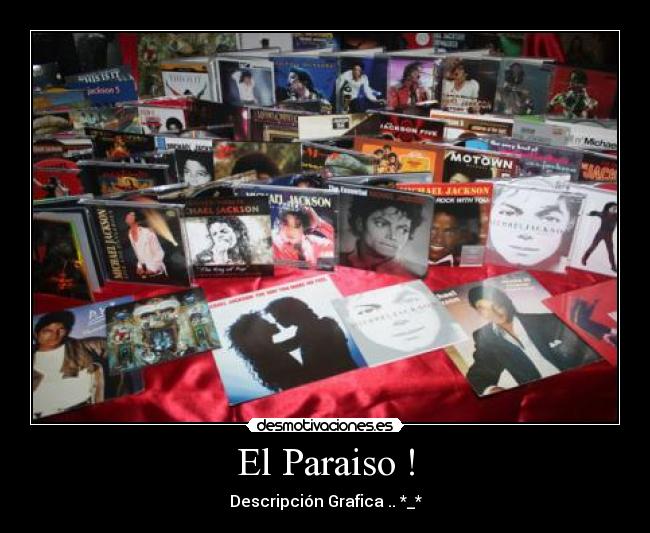 carteles michael jackson paraiso discos desmotivaciones