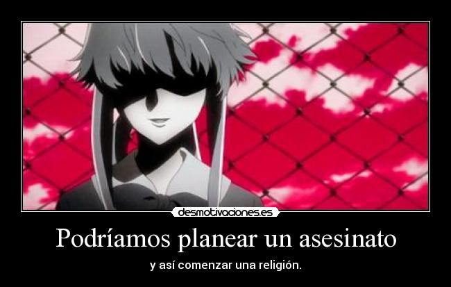 carteles asesinato mirai nikki desmotivaciones