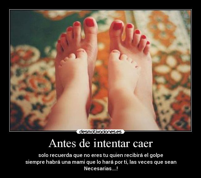 Antes de intentar caer -