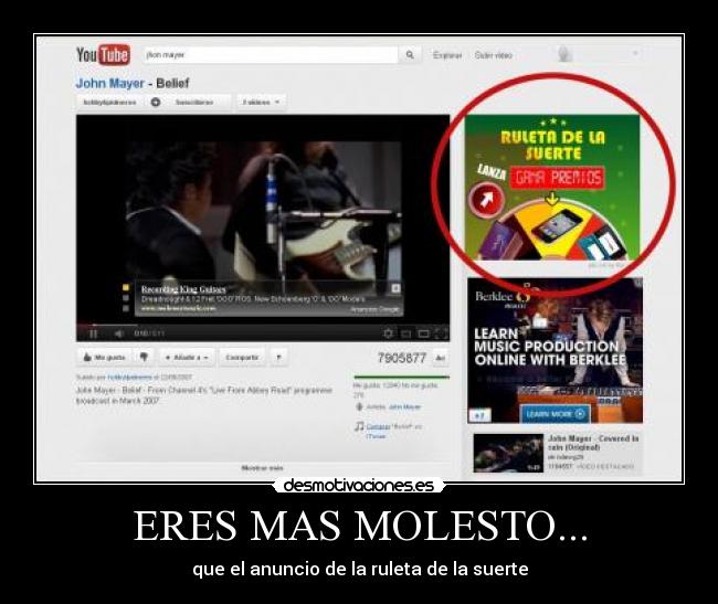 ERES MAS MOLESTO... - 