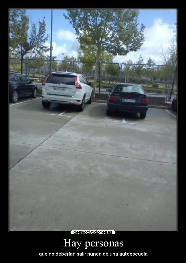 carteles aparcamiento espacio desmotivaciones