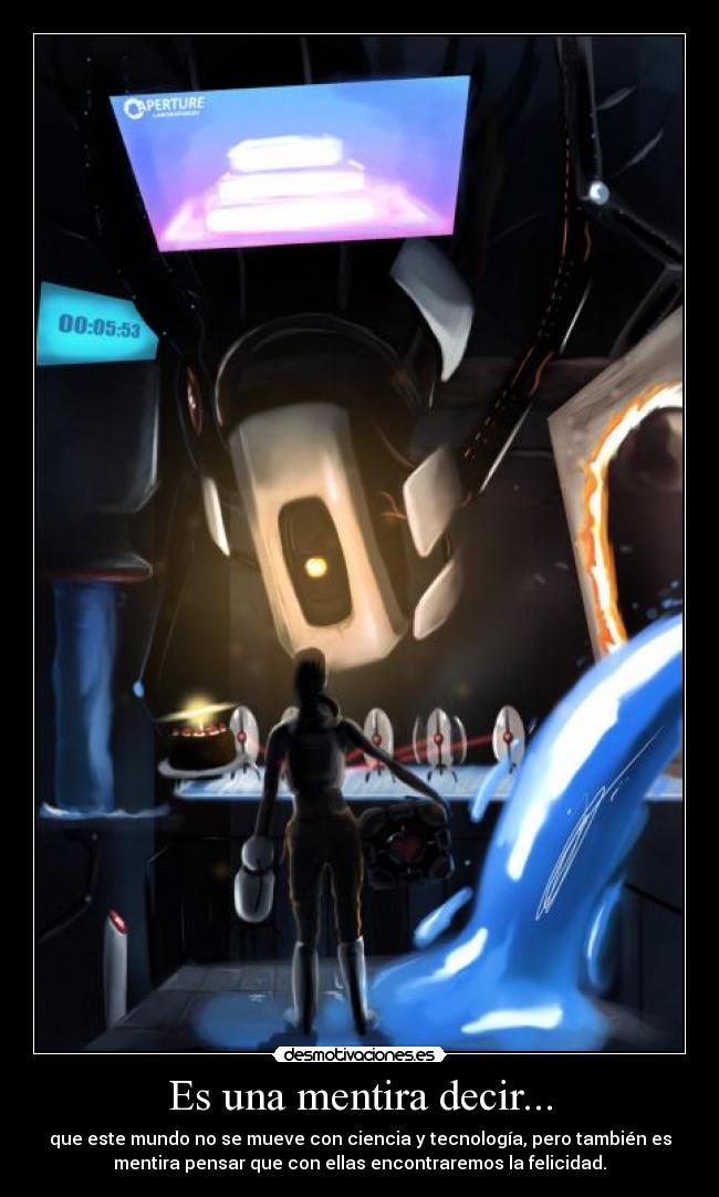 Es una mentira decir... - 