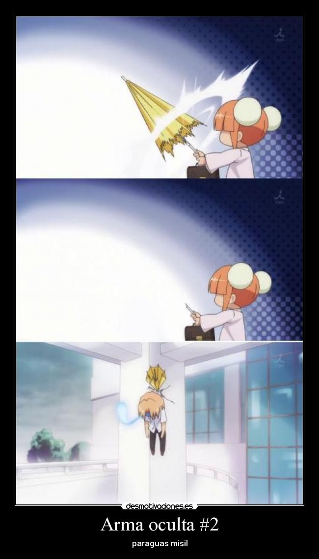 Arma oculta #2 - paraguas misil
