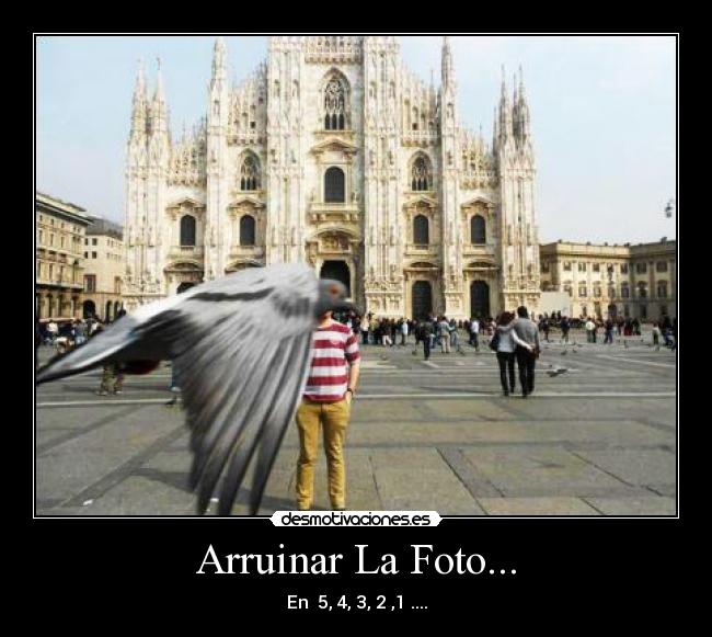 Arruinar La Foto... - En 5, 4, 3, 2 ,1 ....