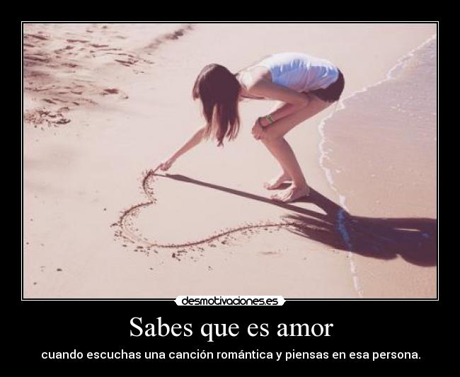 Sabes que es amor - 