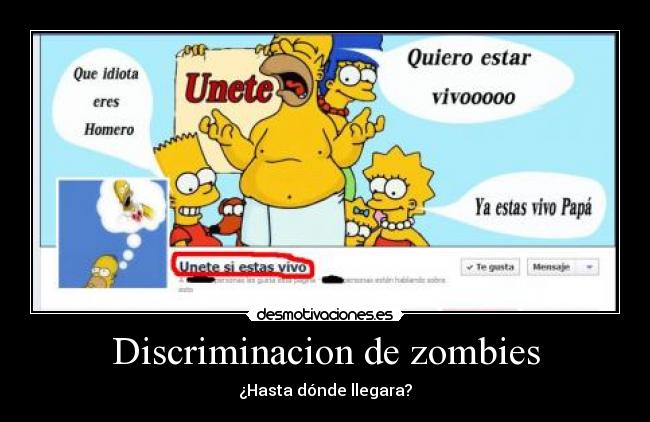 Discriminacion de zombies -