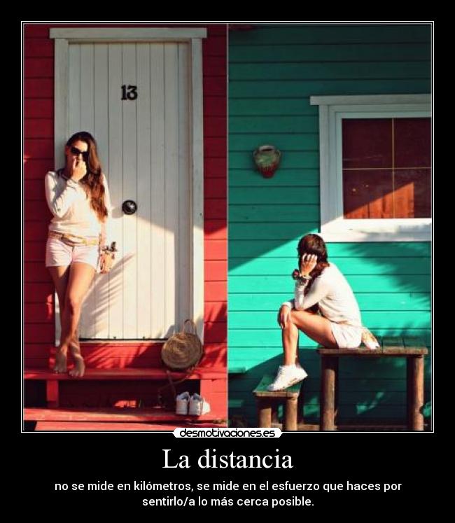 La distancia -