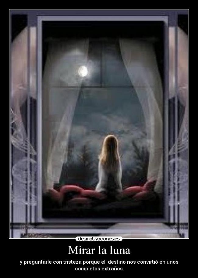 Mirar la luna -