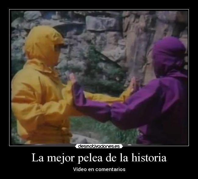 La mejor pelea de la historia - Vídeo en comentarios