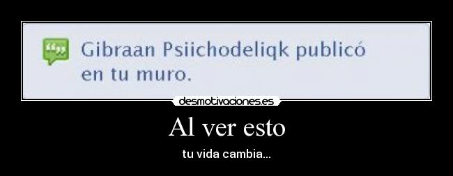 Al ver esto -