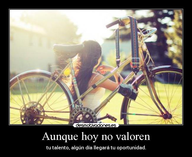 Aunque hoy no valoren -