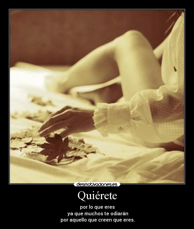 Quiérete -