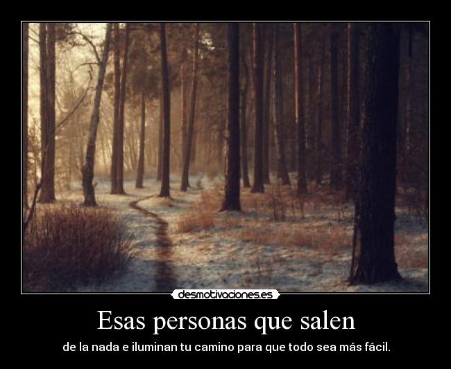 Esas personas que salen - 
