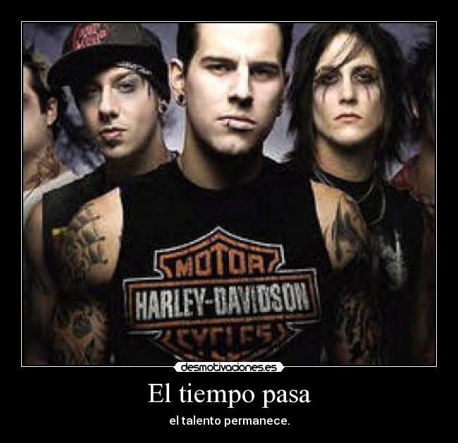 El tiempo pasa - el talento permanece.