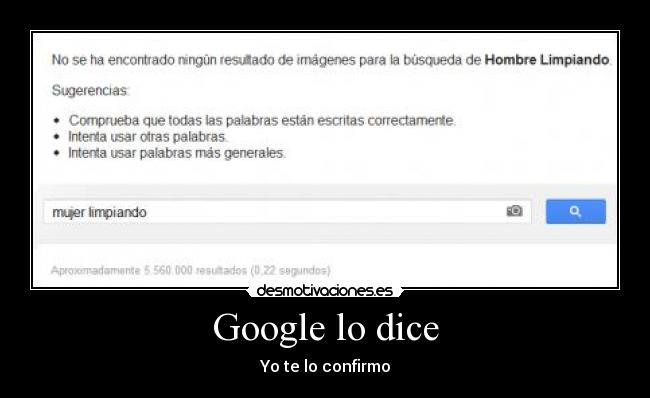 Google lo dice -