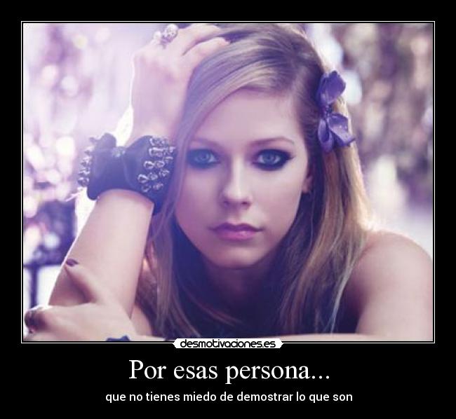 Por esas persona... - 