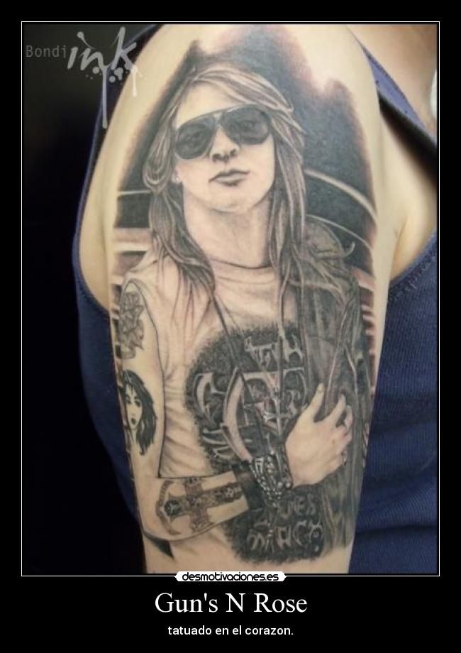 Guns N Rose - tatuado en el corazon.