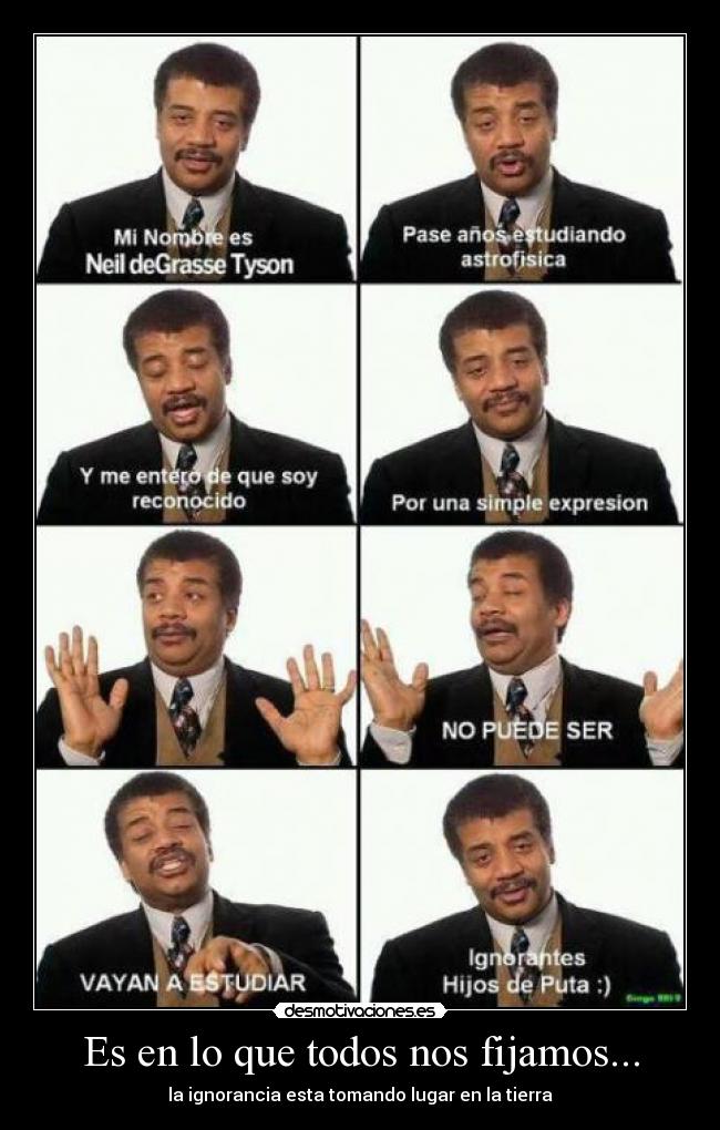 Es en lo que todos nos fijamos... -