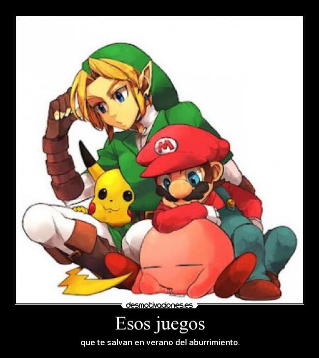 Esos juegos - que te salvan en verano del aburrimiento.