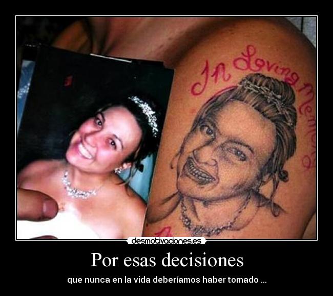 Por esas decisiones - 