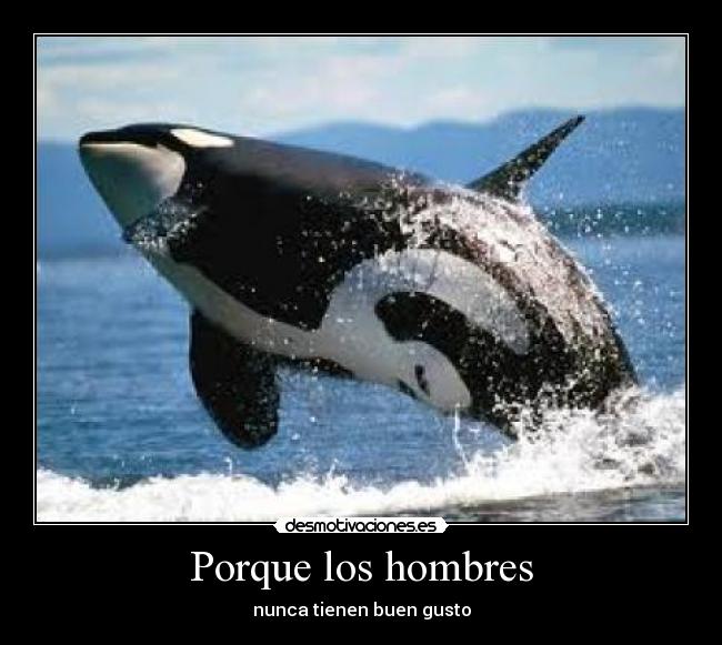 Porque los hombres -