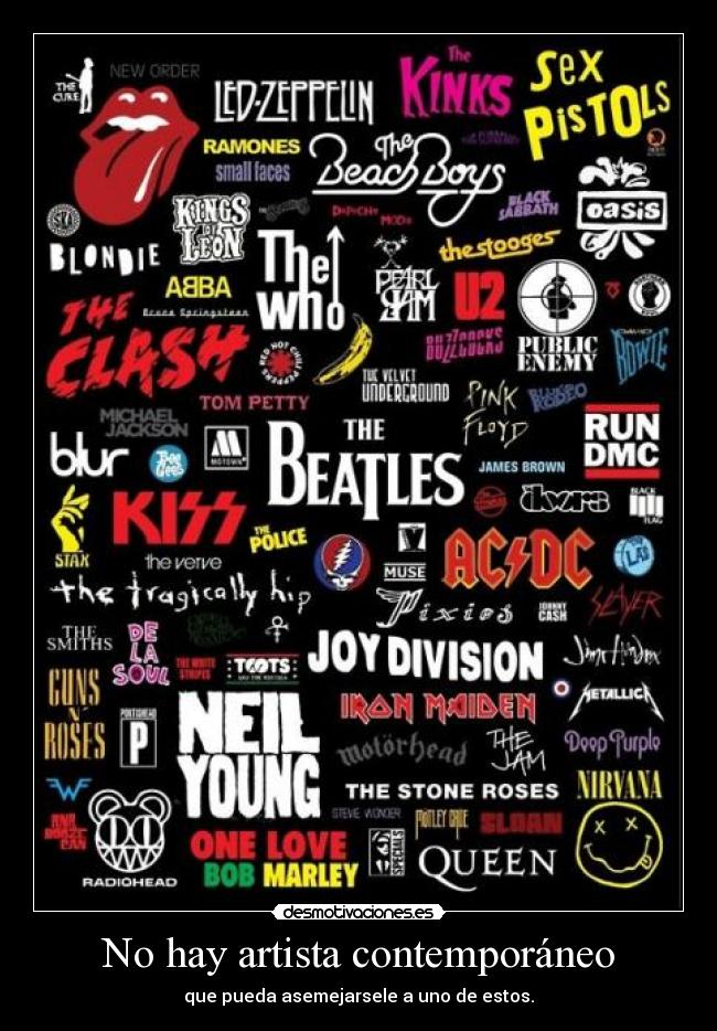 No hay artista contemporáneo -
