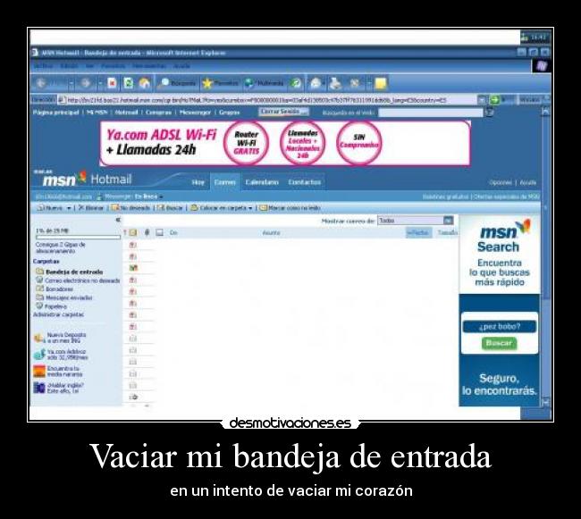 Vaciar mi bandeja de entrada -