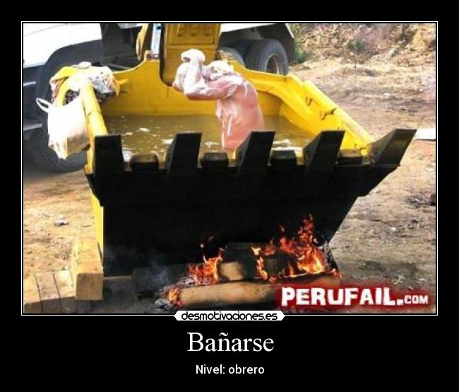 Bañarse - Nivel: obrero