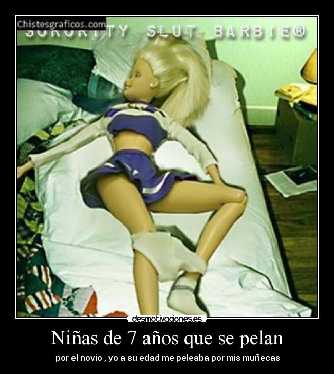 Niñas de 7 años que se pelan - por el novio , yo a su edad me peleaba por mis muñecas