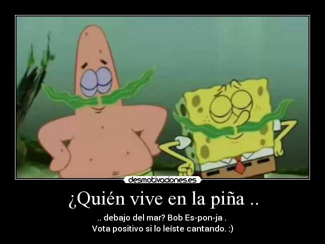 ¿Quién vive en la piña .. - 