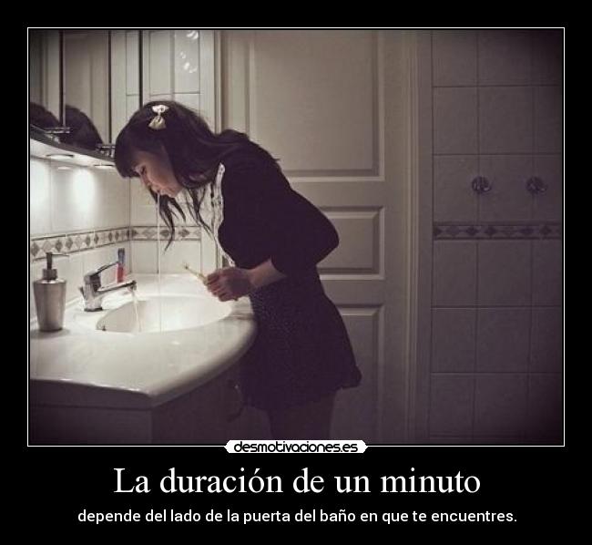 La duración de un minuto -