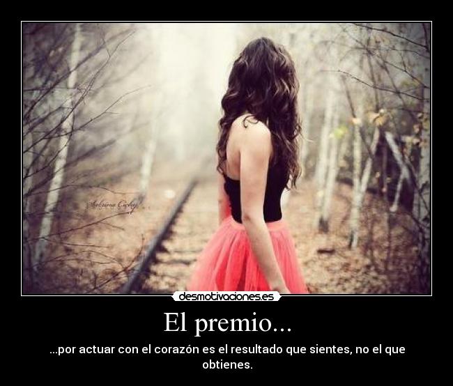 El premio... -