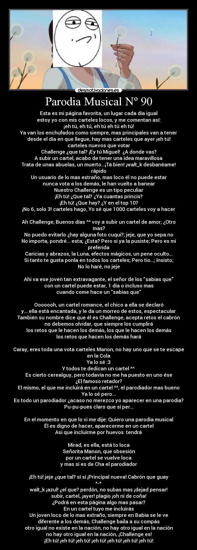 Parodia Musical Nº 90 -